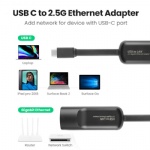 Very fast USB 3.0 to RJ45 Converter Ethernet 2500Mbps Network card for computer 2.5G USB Ethernet Adapter